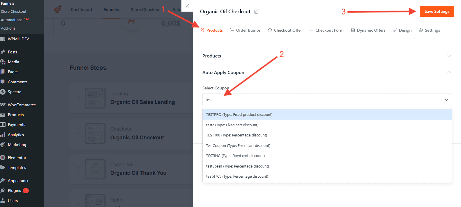 How Coupons Work in CartFlows? auto apply coupon