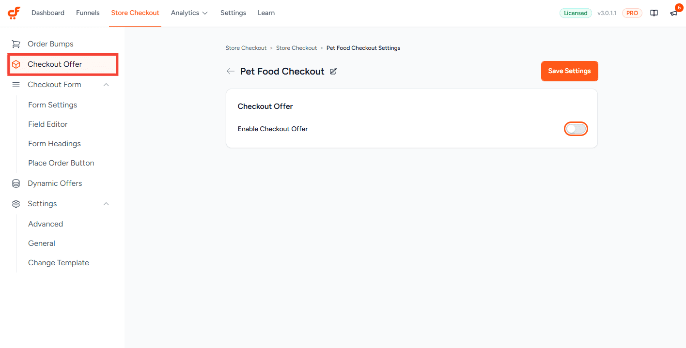 cartflows checkout offer tab 3.0