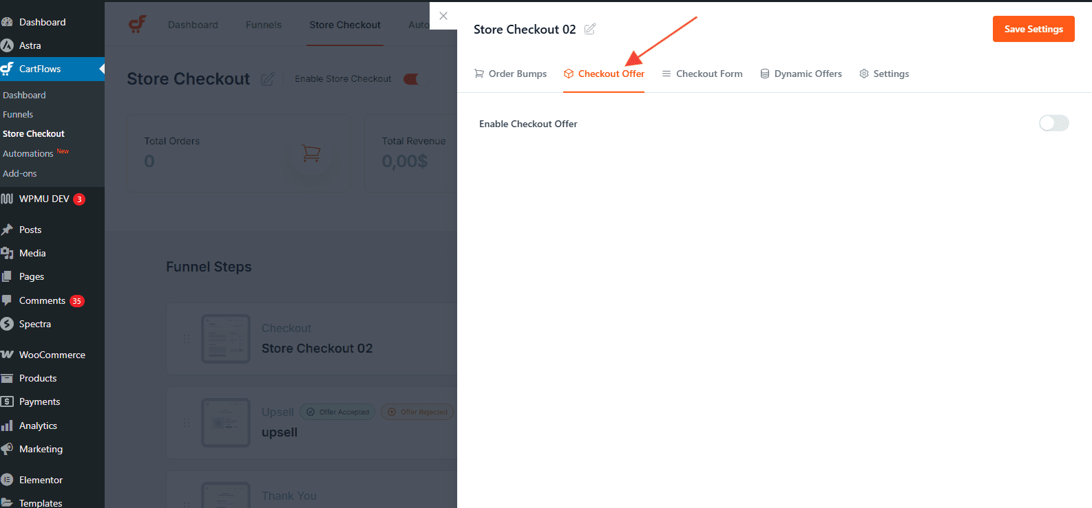 Setup Pre-Checkout Upsell in CartFlows Checkout Offer Tab