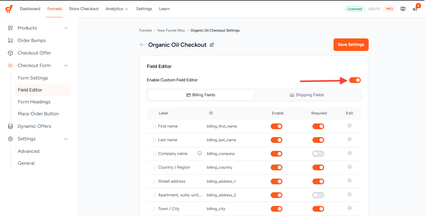 cartflows checkout field editor 3.0