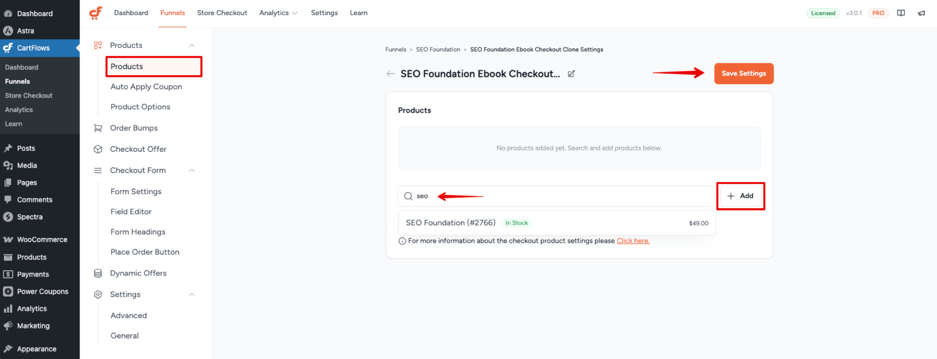 How to Modify the Checkout Page Using Backend Settings Adding Product to Checkout