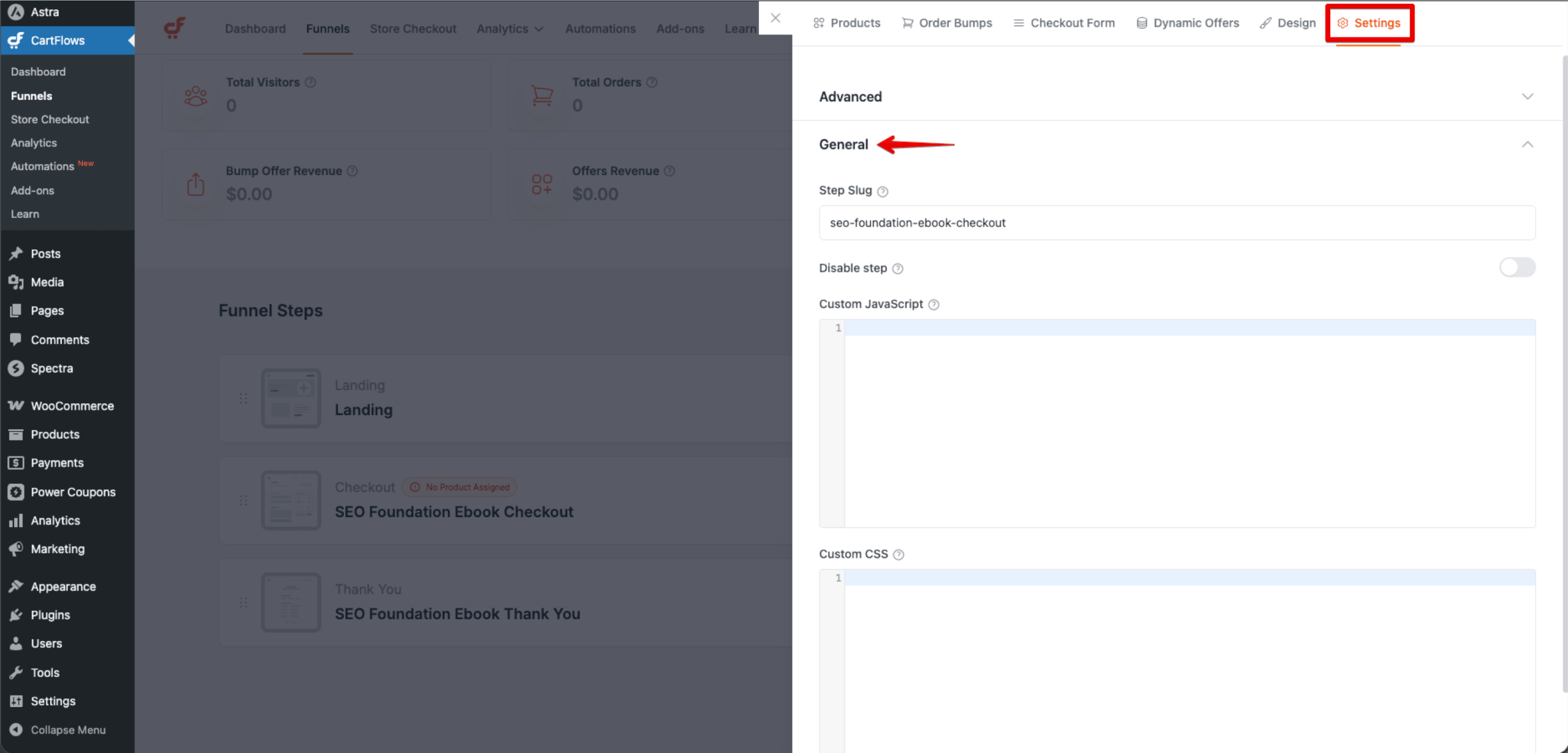 How to Modify the Checkout Page Using Backend Settings Custom code fields