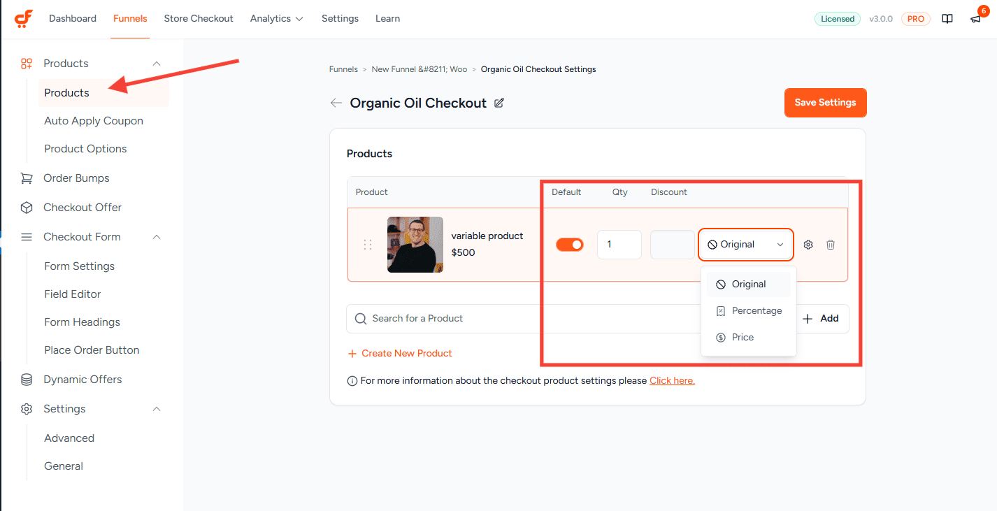 cartflows set quantity discount for products 3.0