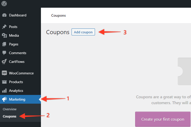 How to create a WooCommerce coupon code