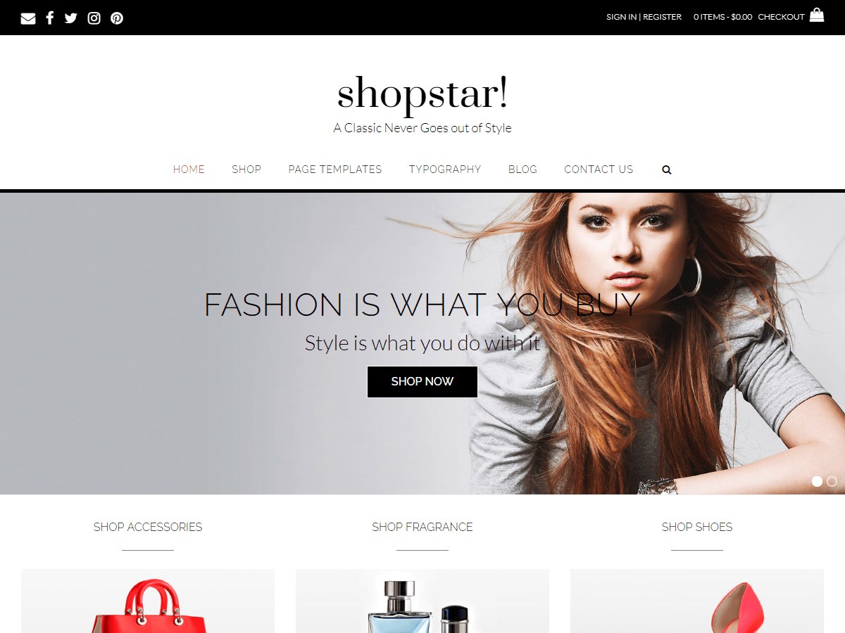 Shopstar! By Out the Box demo