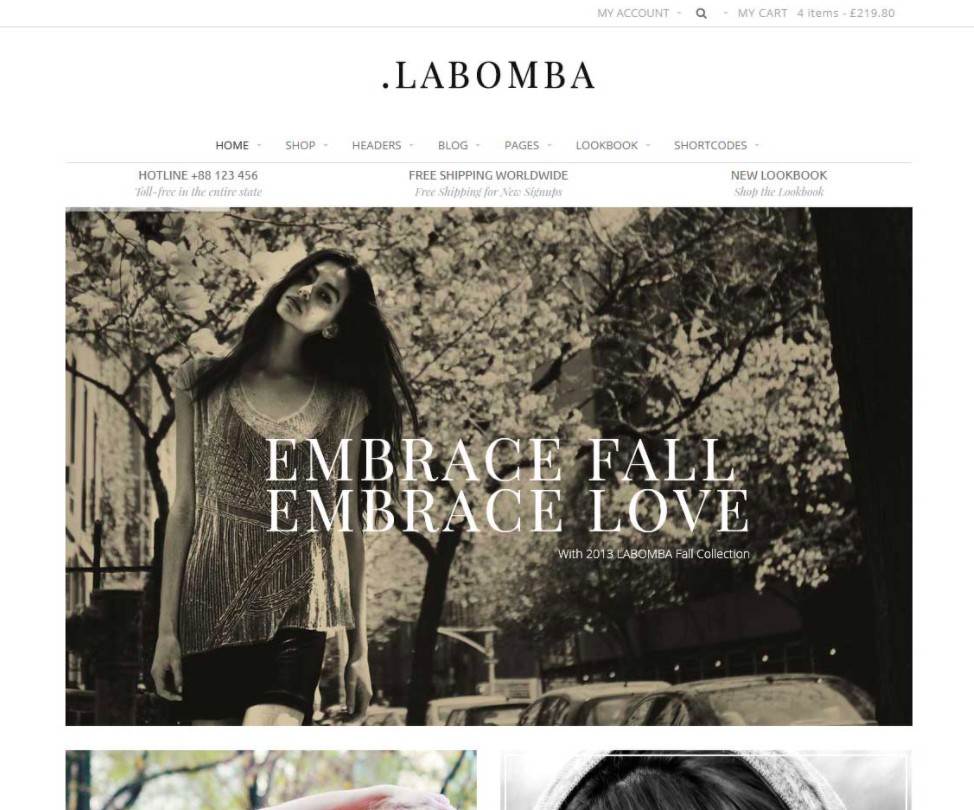 Labomba WooCommerce theme