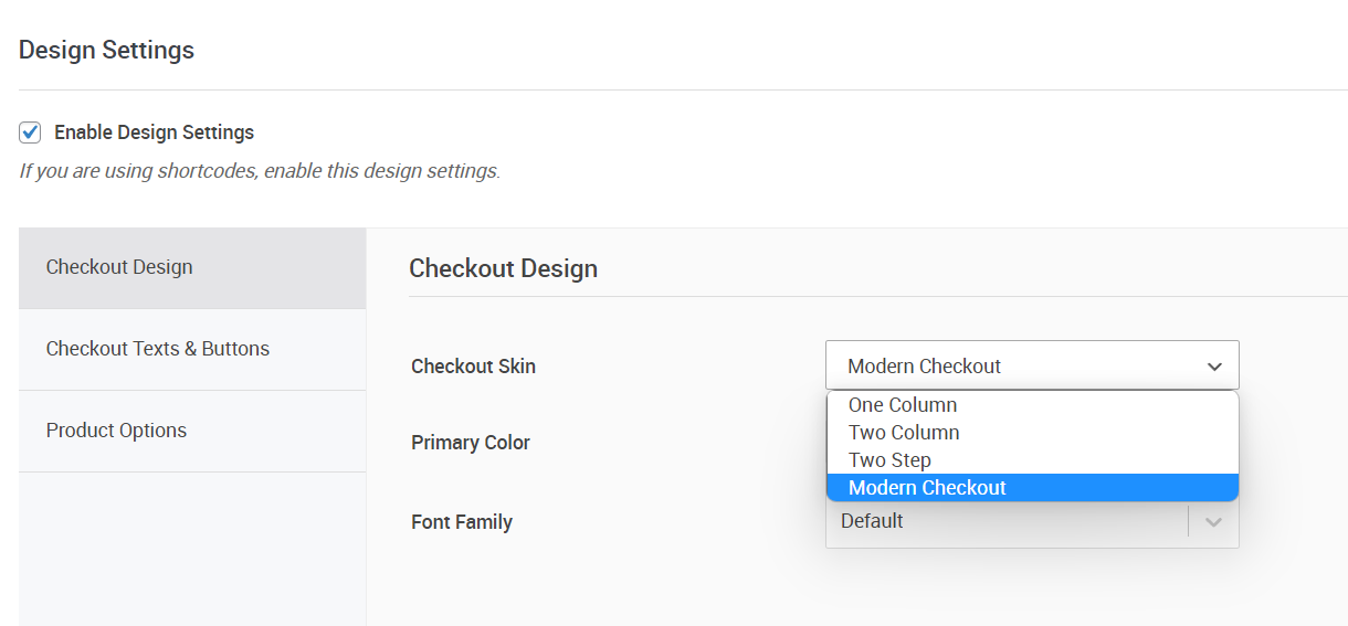 Select Modern Checkout