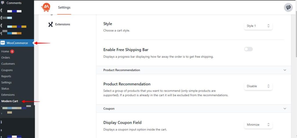 Modern Cart for WooCommerce