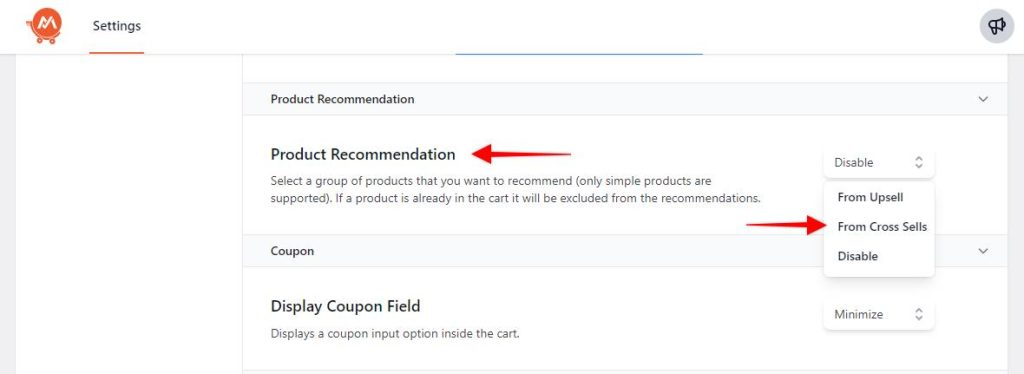 Modern-cart-for-woocommerce-product-recommendation