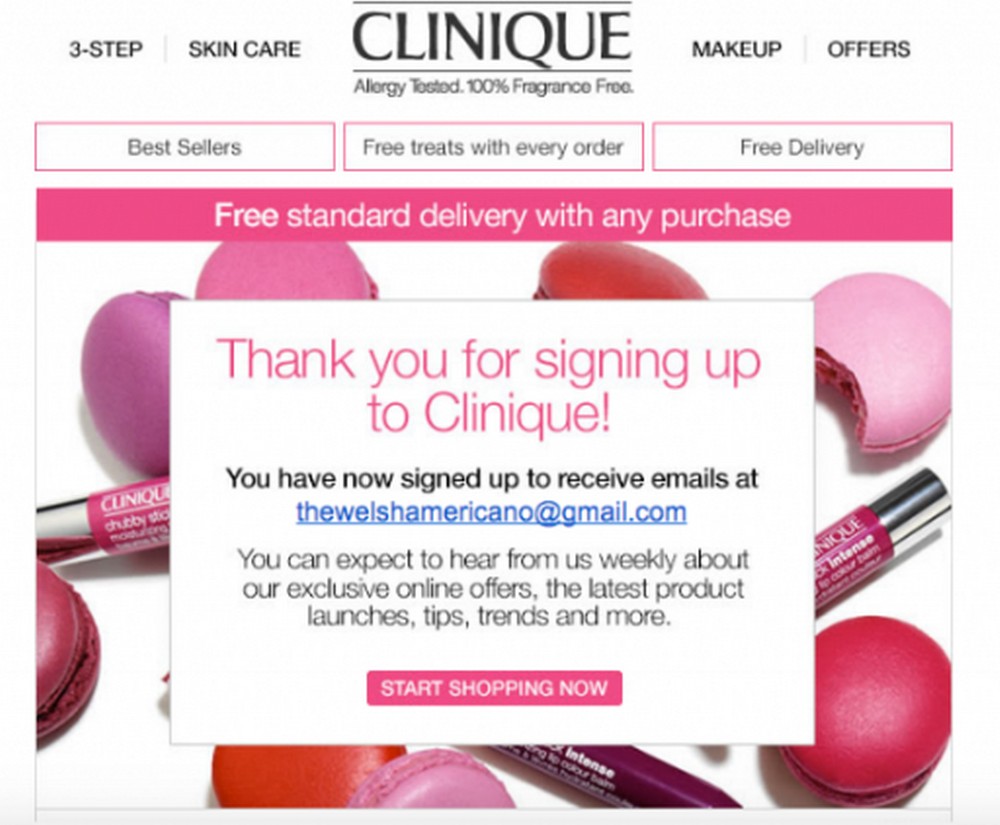 Clinique email