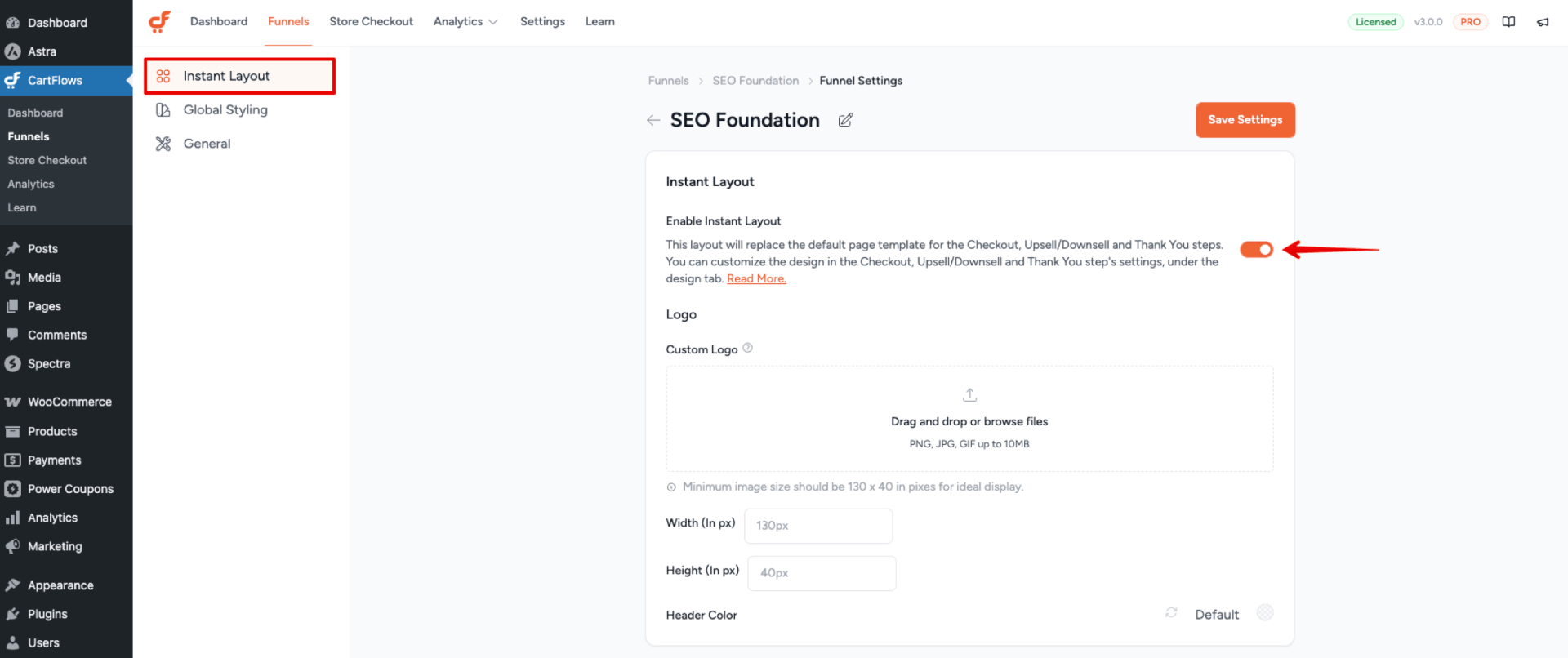 Enabling Instant Layout