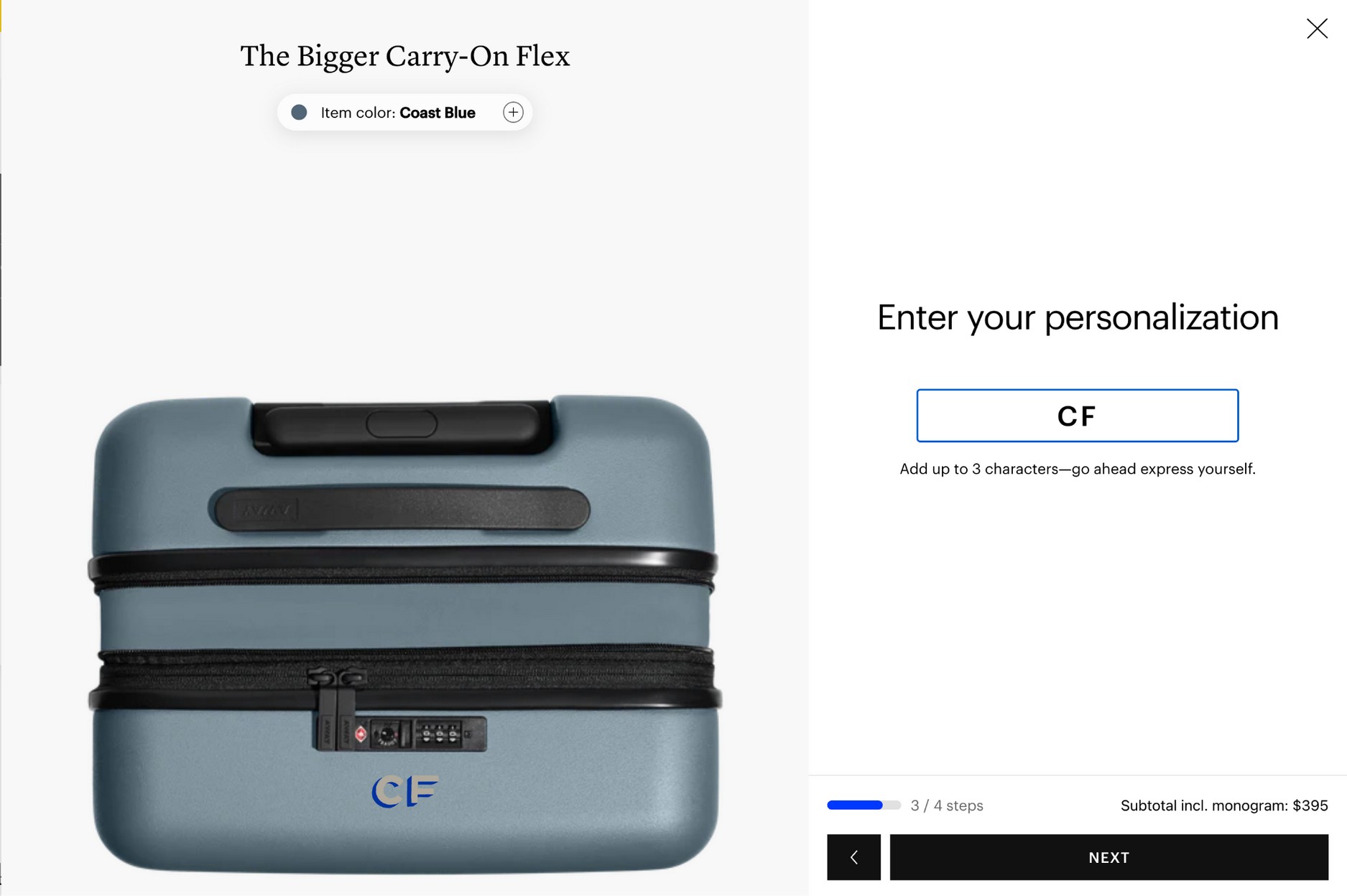 Checkout customization upsell