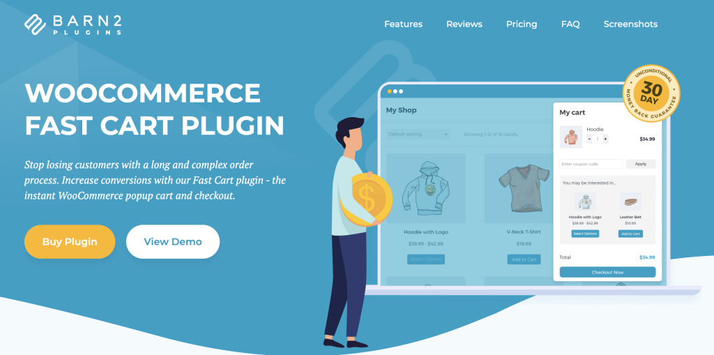 woocommerce fast cart
