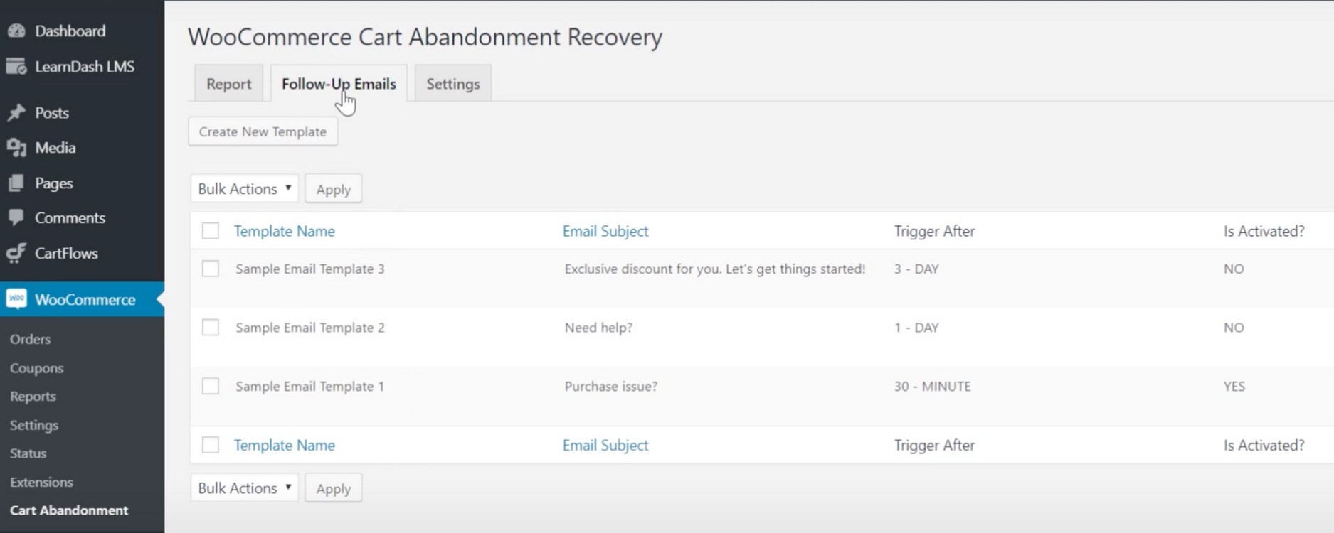 WooCommerce Cart Abandonment Recovery