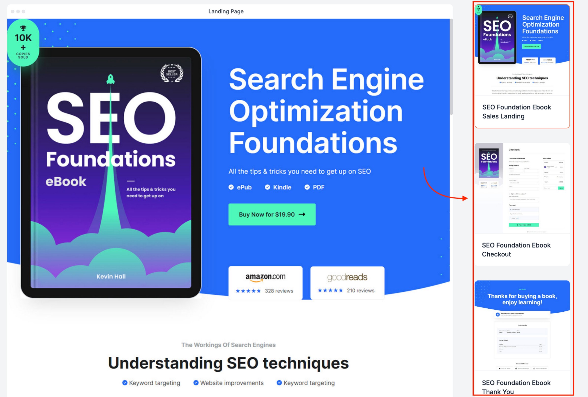 Check if the funnel has the exact steps you require for your store.