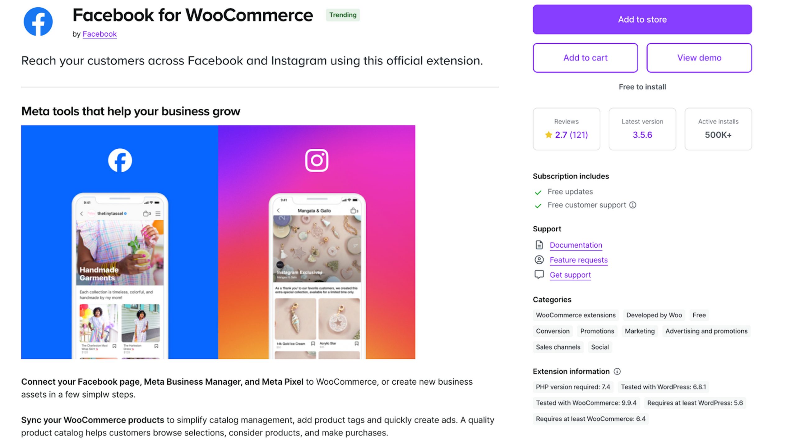 Facebook for WooCommerce