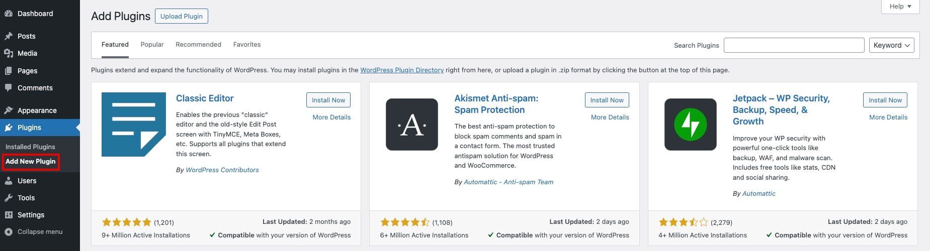 Add New Plugin