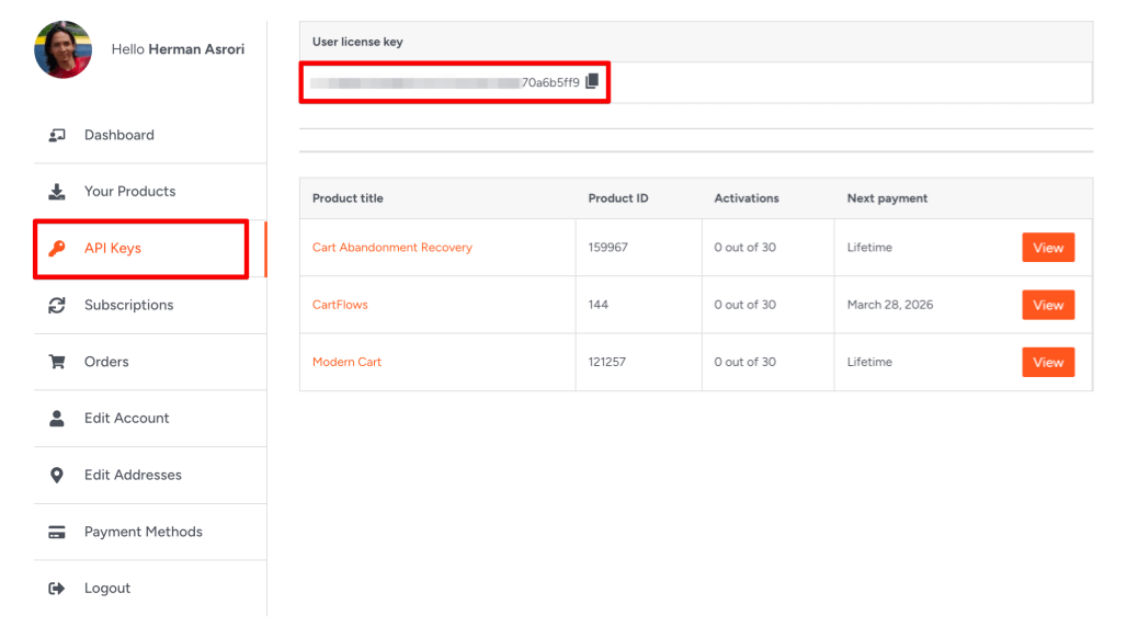 Cart Abandonment Recover License Key