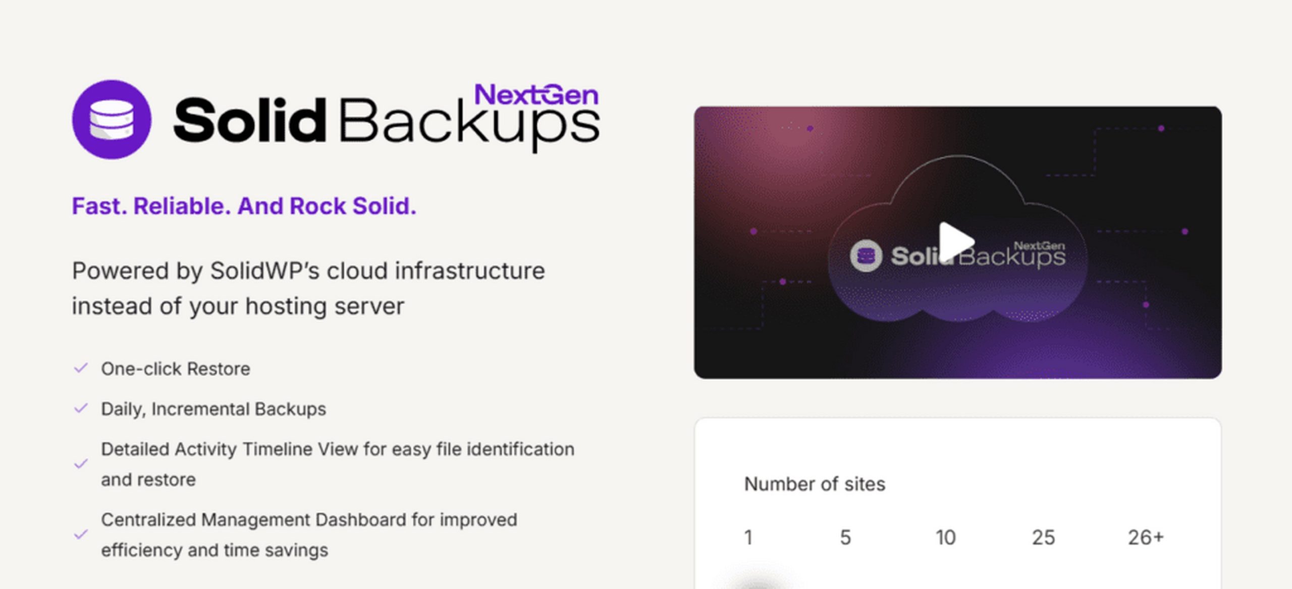 Solid Backups