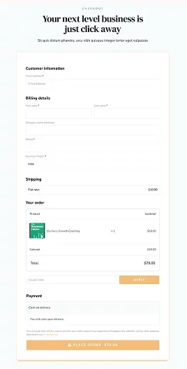 cartflows checkout template showcase 9