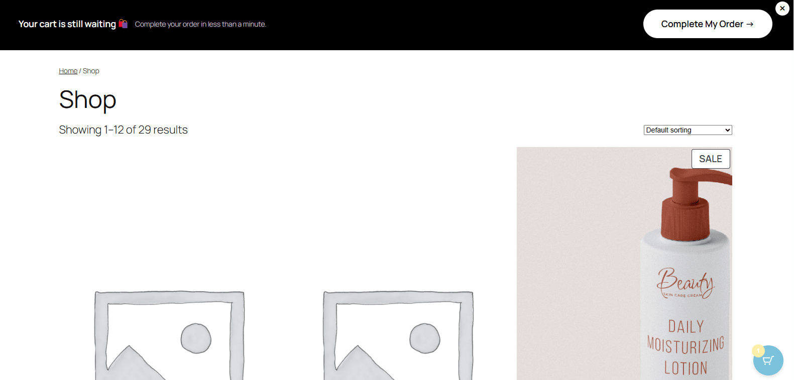 default recovery banner