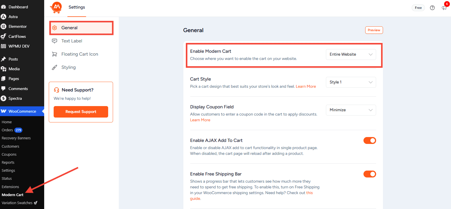 Troubleshooting Modern Cart: Common Issues and Fixes enable modern cart