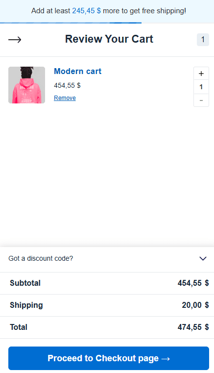Free Shipping Progress Bar free shipping progress bar