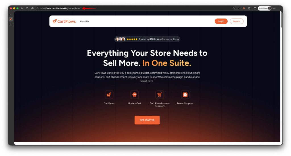 cartflowsworking.com