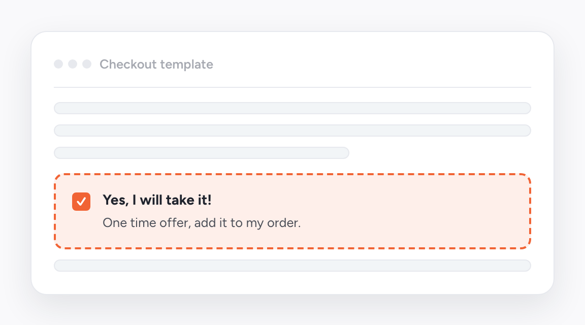aob template checkout