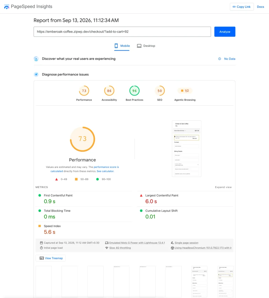 speed up checkout publish psi checkout with product