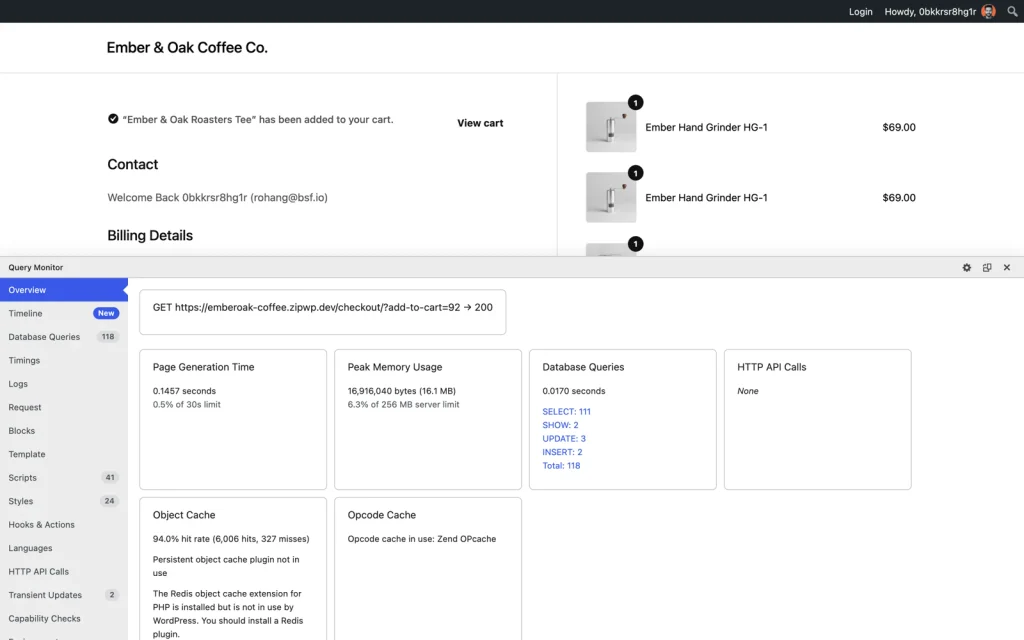speed up checkout publish qm checkout overview