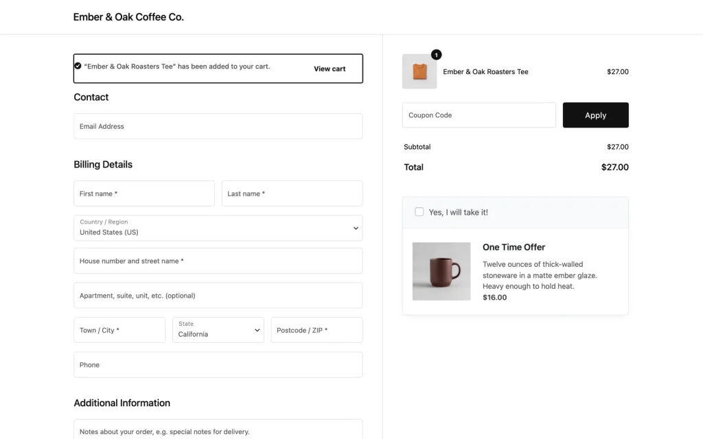 speed up checkout publish storefront checkout logged out