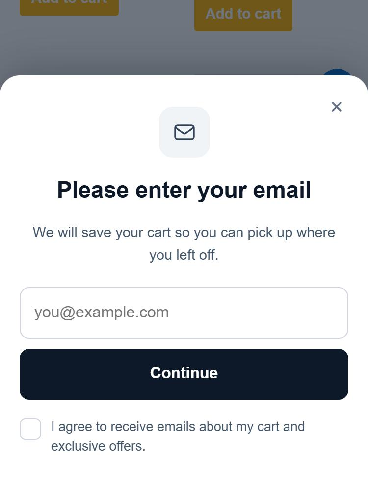 Capture Popup on a mobile phone
